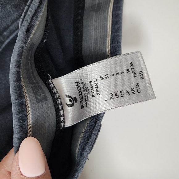 🔥Woox Denim Boyfriend Jeans with Distressed Acid Wash Size W25×L27 - Picture 6 of 6